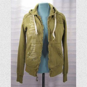 Very Rare Harajuku Lovers Watercolor Gwen Stefani Hoodie in Army Green - S